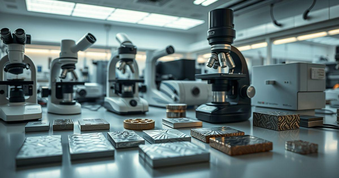 Laboratório Metalográfico: Análise e Qualidade
