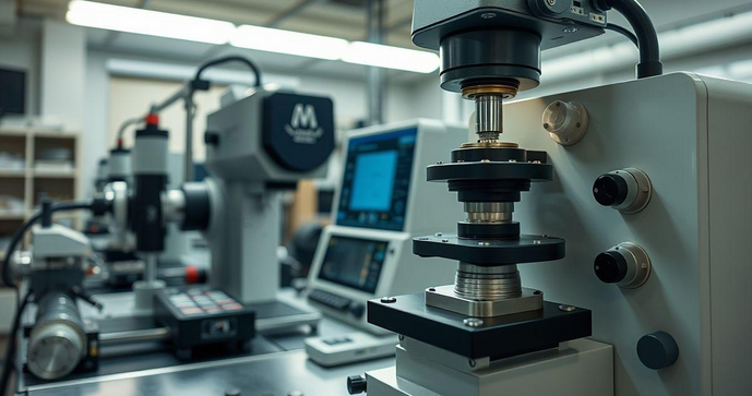 Laboratório de ensaios mecânicos e metalográficos para garantir qualidade