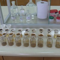 Laboratorio para analise de produtos quimicos